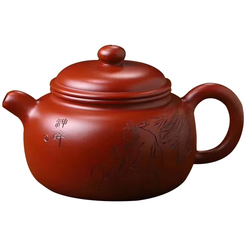 

Royal pot of yixing recommended handmade household teapot undressed ore mud dahongpao kung fu zhu steam pot of tea