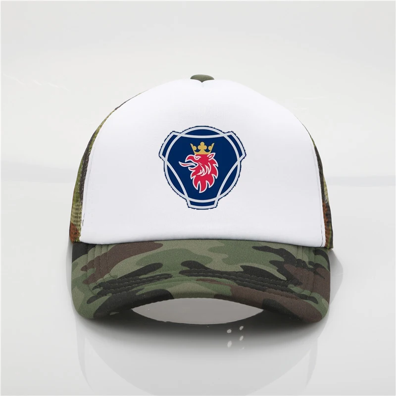 Scania печать шапка с сеткой грузовик головной убор для водителя бейсболка Мужская и wo мужская летняя Трендовая шапка новая молодежная Джокер Солнцезащитная шляпа пляжный козырек шляпа