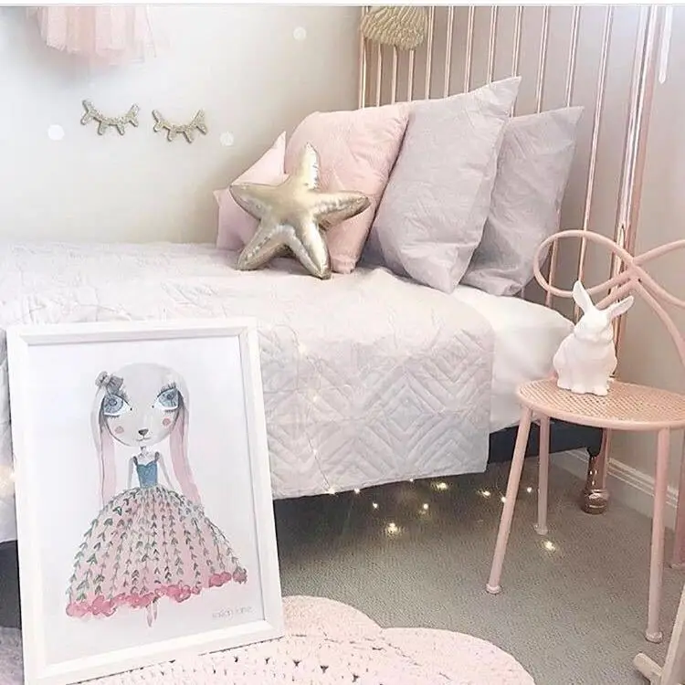 1 пара деревянных 3D милых сонных глаз шаблон ресниц наклейки на стену DIY для