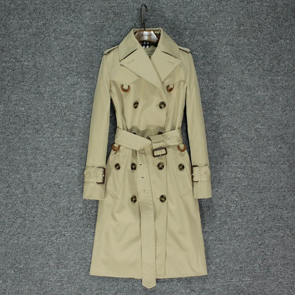 

SHZQ, Новая женская куртка средней длины в британском стиле на осень, цвета хаки, маленькая ветровка