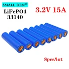 8 шт.лот 33140 3,2 в 15 Ач lifepo4 батарея 3,2 в элементы diy 12 В 4S 24 в 36 В ebike электрический скутер трехколесный Электроинструмент аккумулятор