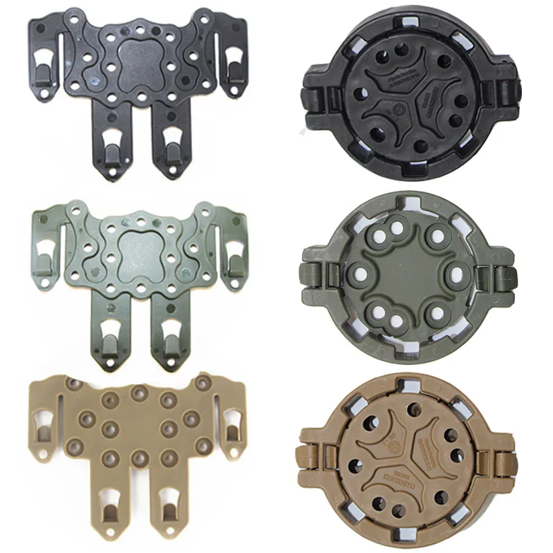 

Tactical Quick Release Molle Gun Holster Platform for Glock 17 19 Beretta 92fs Pistol Case Adapter CQC Mount Airsoft Accessories