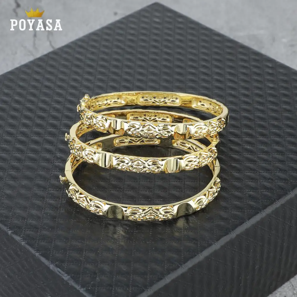 Дубай золотой браслет марокканские женские свадебные очаровательный