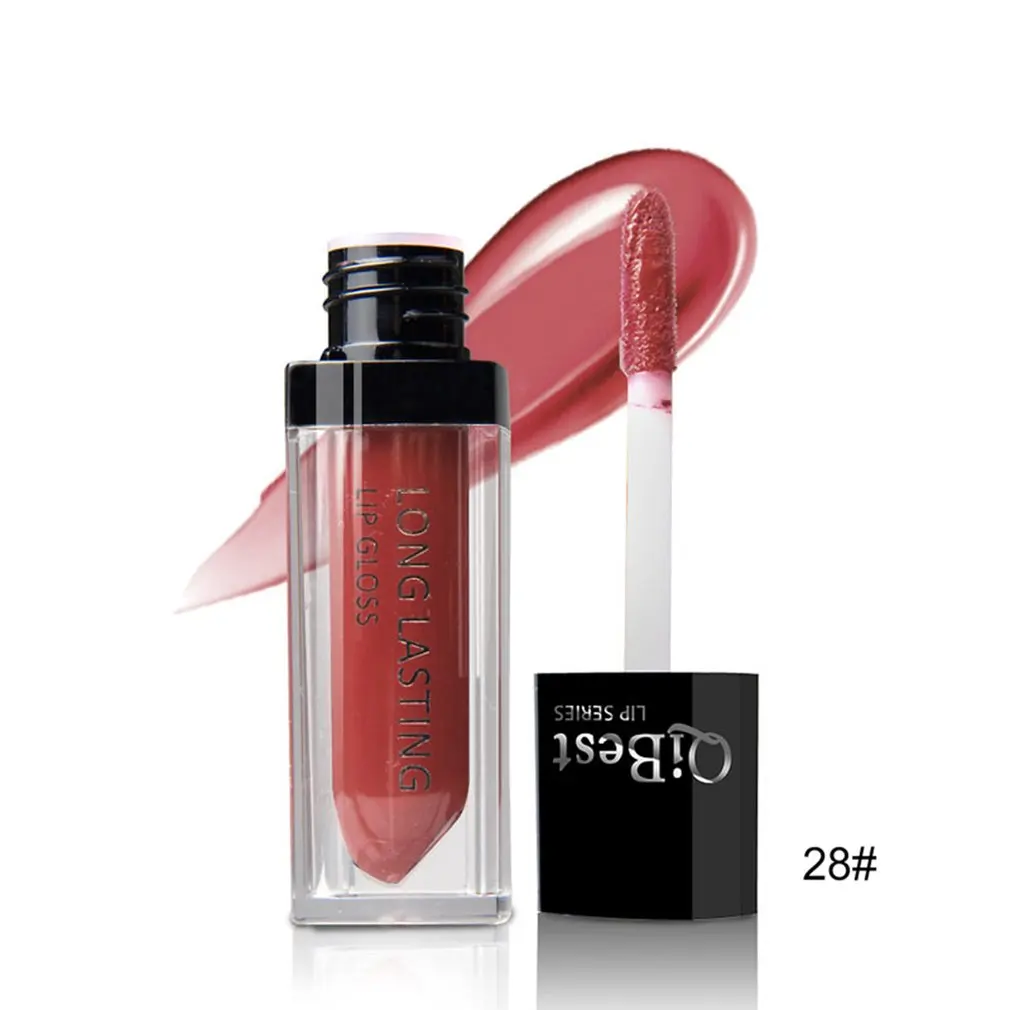 Qibest стильная водостойкая жидкая матовая помада супер стойкий макияж