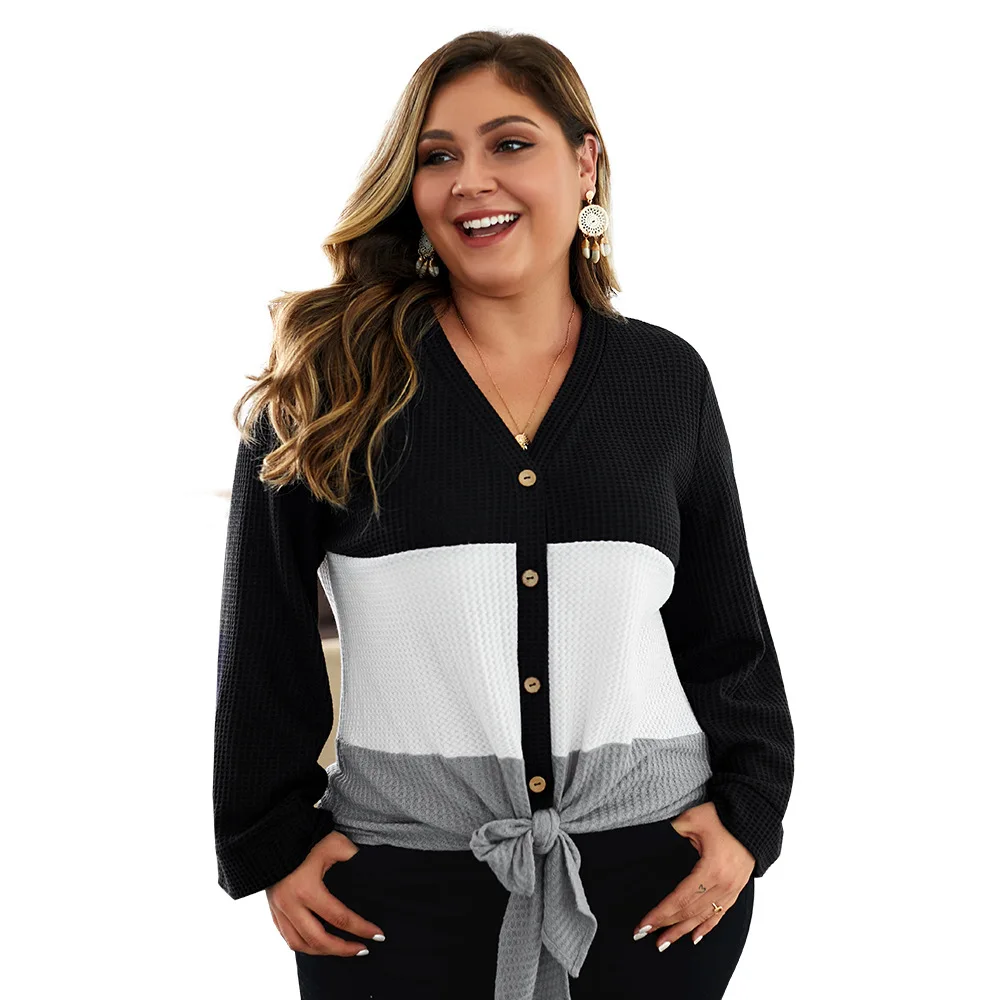 2020 осенние Размеры d вязаный свитер для женщин Большие размеры шерстяная фуфайка