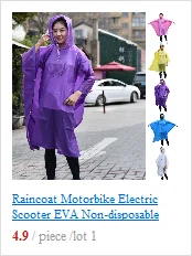 Дождевик мотоцикл электрический скутер EVA неодноразовая дождевик одежда для женщин и мужчин легкий дождевик