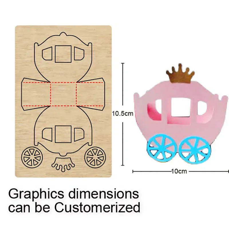 Crown car handmade cutting dies 2020 new die cut &ampwooden Suitable for common machines on the market | Дом и сад