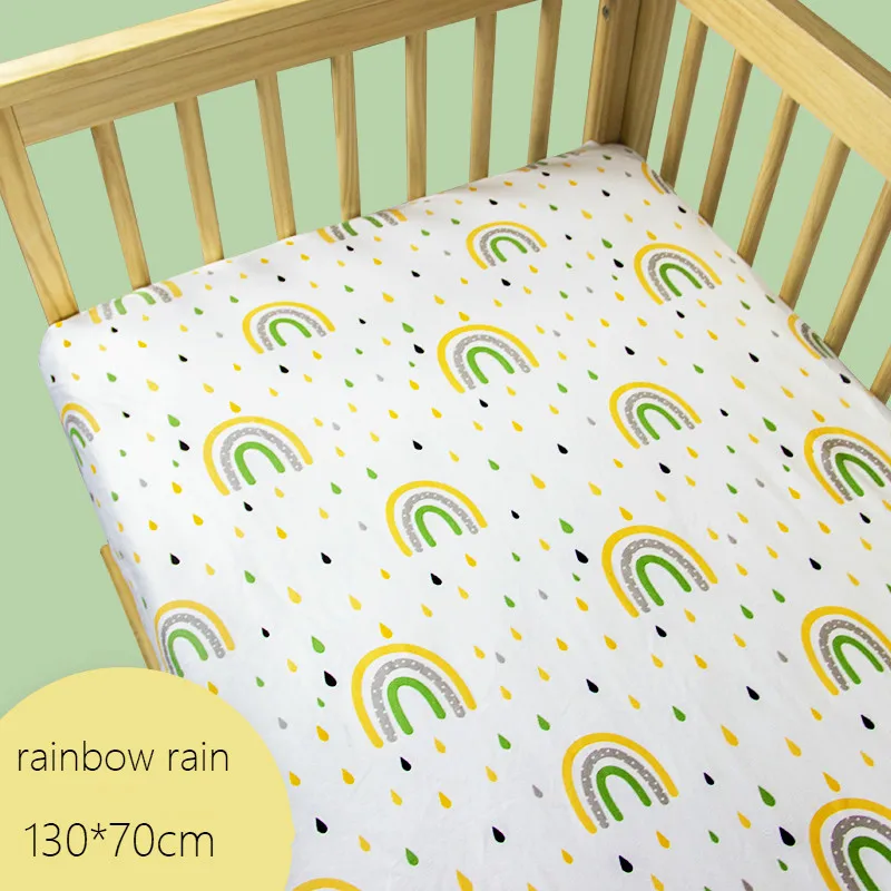 Муслинтри новый стиль 100% хлопок Джерси простыня детского размера матрац для