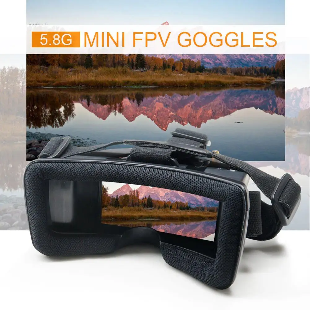

5.8G FPV Goggles 40CH Dual Antennas FPV Goggles Monitor Glasses Headset for Racing Drones Camera Drones Supplies