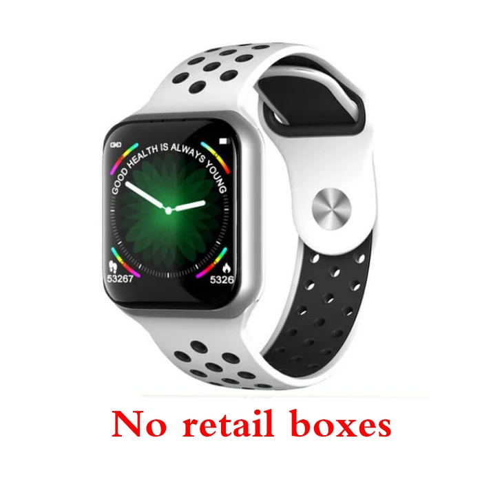 F9 Silver no box WLMLBU F8 умные часы IP67 водонепроницаемые 15 дней в режиме ожидания пульсометр кровяное давление Smartwatch Поддержка IOS Android - Цвет: F9 Silver no box