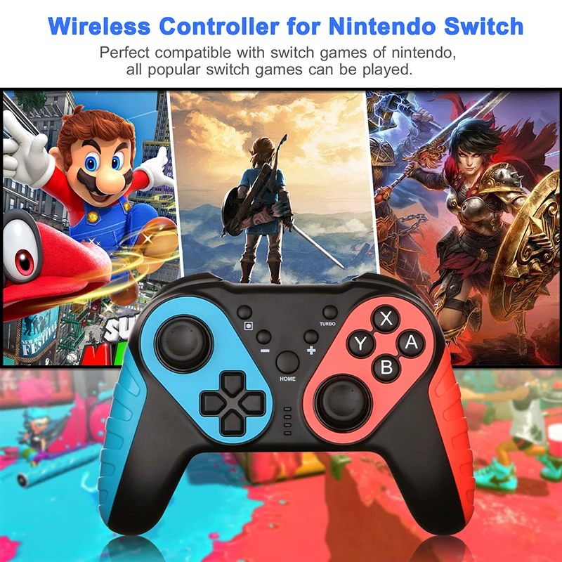 Беспроводной Bluetooth геймпад NS для ПК Switch Pro игровой джойстик контроллер консоли с