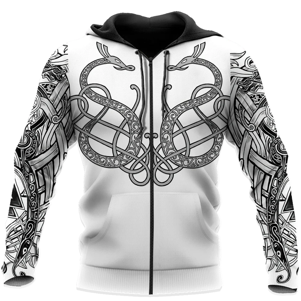 

Beautiful Dragon Tatoo 3D Full Printed Men Zipper Hoodie Autumn and Winter Fashion Hoodie Unisex Casual Harajuku Pullover