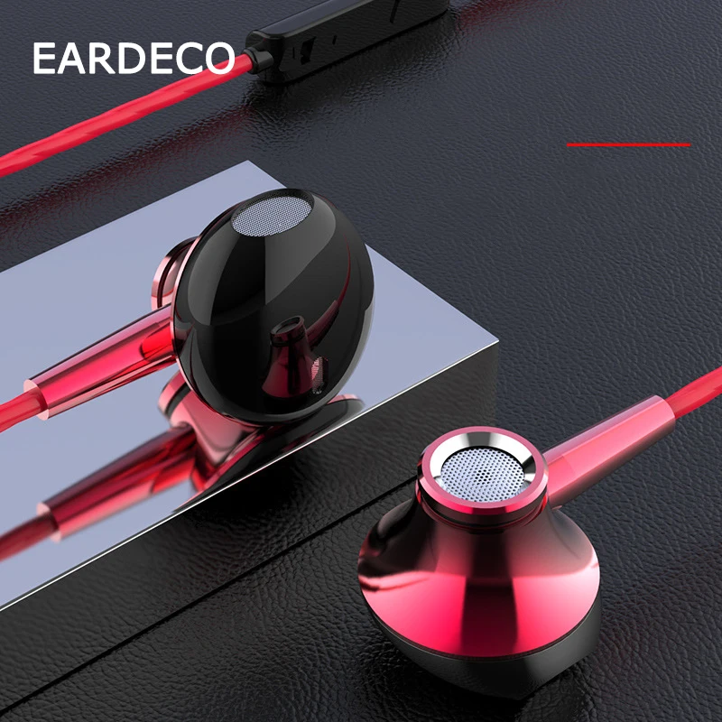 Наушники EARDECO наушники вкладыши проводные 3 5 мм стереонаушники для мобильных