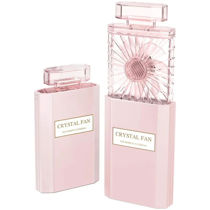 Женский портативный вентилятор перезаряжаемый Маленький Персональный мощный