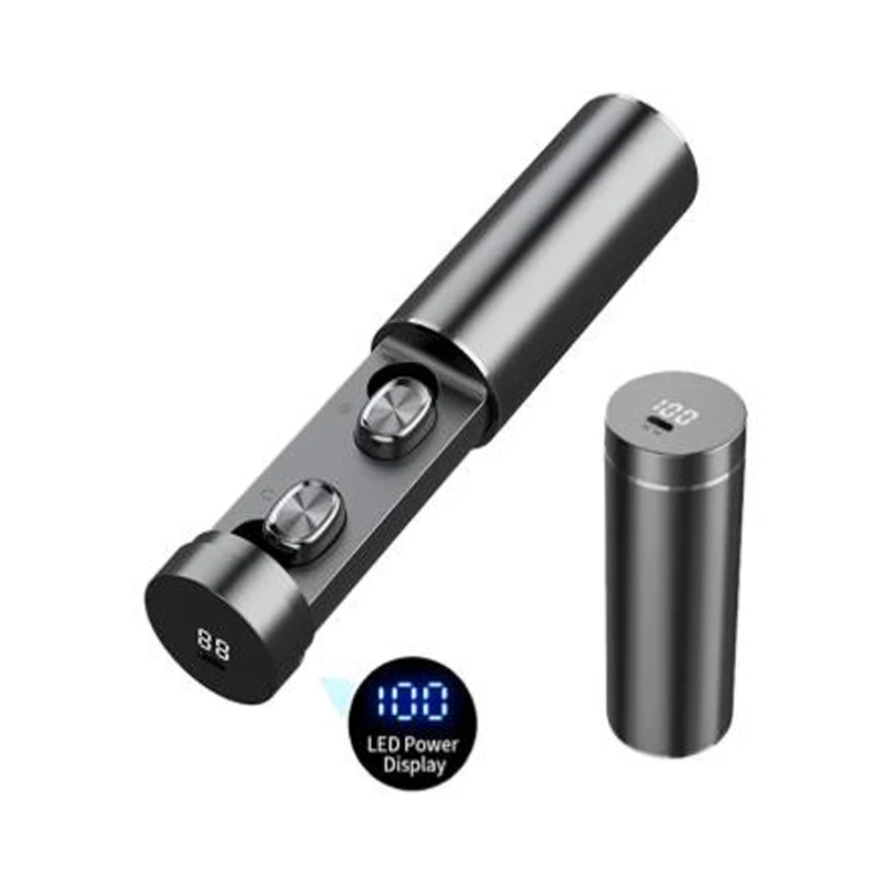 

TWS B9 Bluetooth-совместимые наушники 5,0, беспроводные наушники с дисплеем питания, Hi-Fi спортивные наушники с микрофоном, игровая Музыкальная гарни...