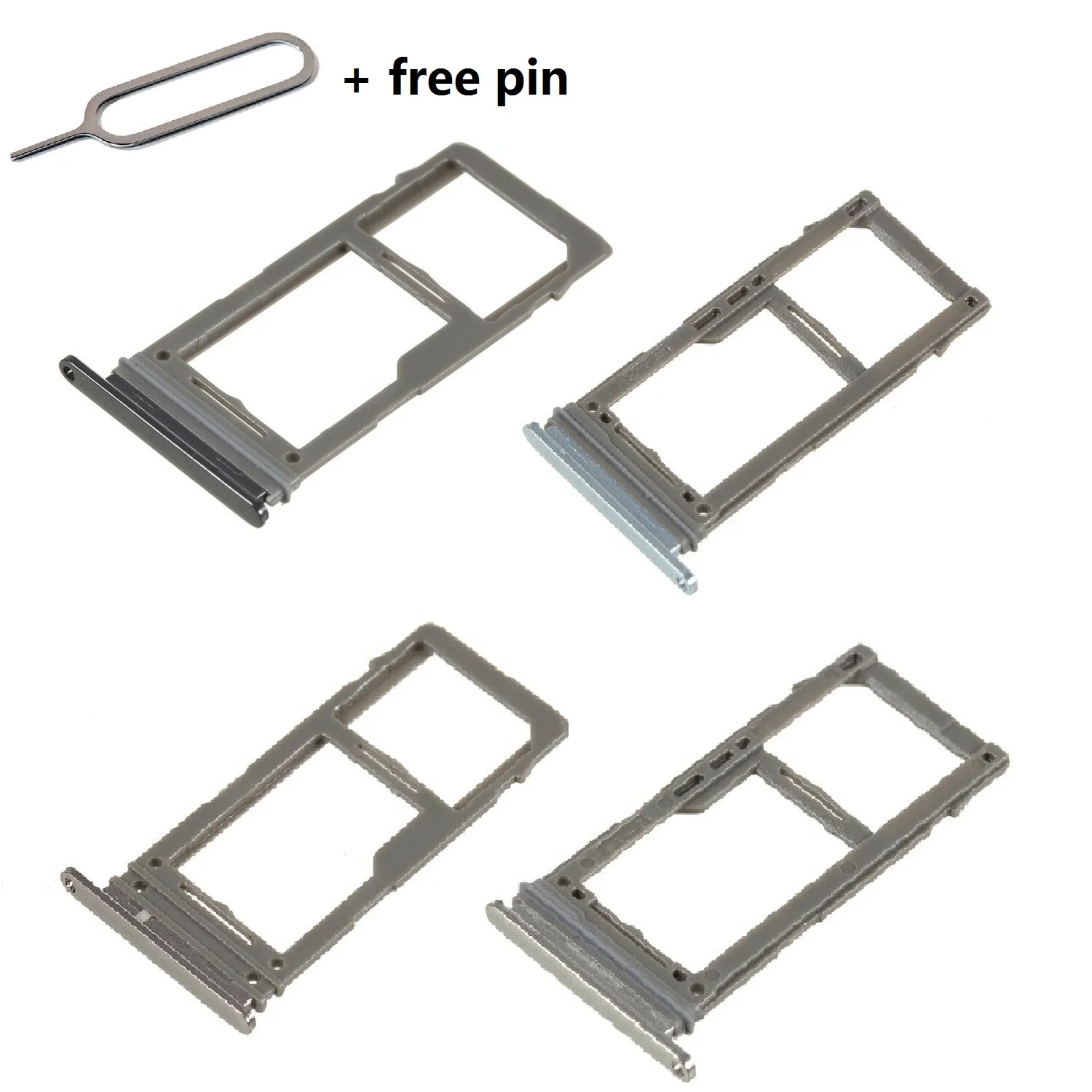 

OEM For Samsung Galaxy S10 G973 / S10 Plus G975 Single SIM MicroSD Card Tray Holder + Eject Pin