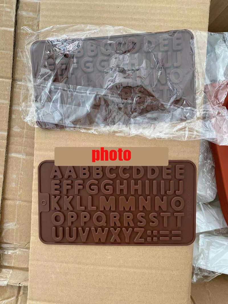 

ABCD Digital Silicone Forms Chocolate Molds Ice Cream Mold Biscuits Silicone Mold For Cake Bread Mousse Jelly Handmade Soap