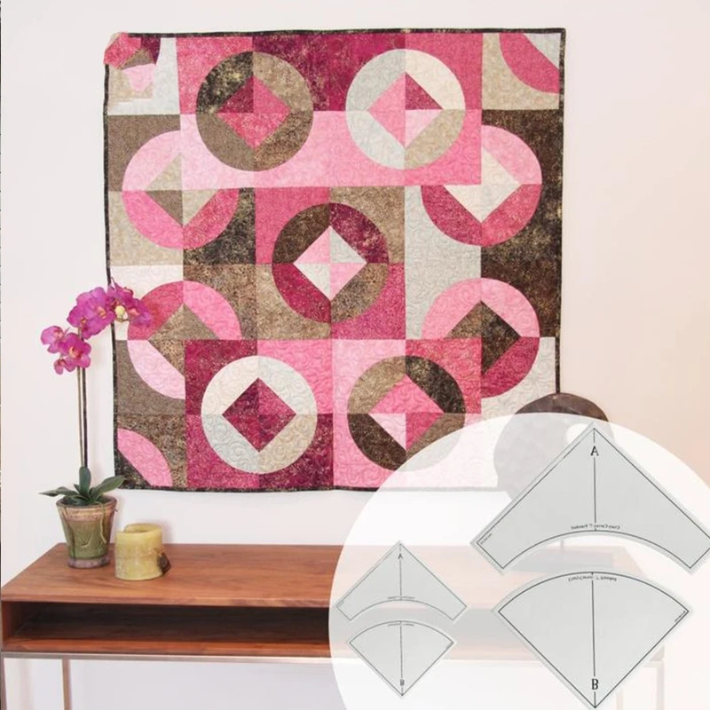 

DXAB Creative Patchwork Ruler Template Shape Design for Pattern Makers DIY Art Craft