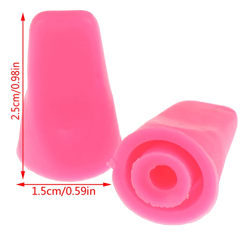 6pcs Knitting Needles Point Protectors Mix Colors Needle Tip Stopper Cover Accessories For And Sewing Tools | Дом и сад