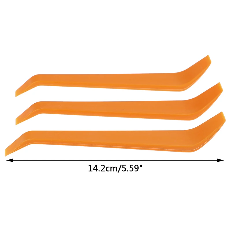 

3Pcs Portable Auto Car Radio Panel Door Clip Panel Trim Audio Removal Installer Pry Kit Repair Tool Hand Tool