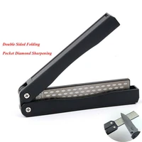 knife sharpener kitchen sharpening fold portable new high quality double sided