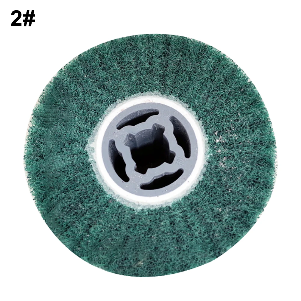 

Non-woven Abrasive Flap Wheel Brush Wire Drawing Burnishing for Stainless Steel