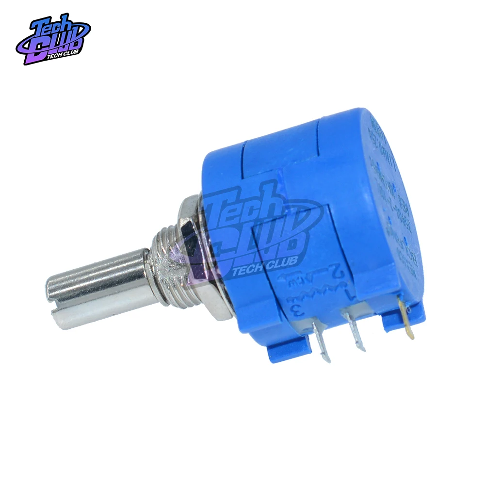 1 шт. прецизионный многооборотный потенциометр 3590S-2-103L 3590S 10K ohm 10 колец