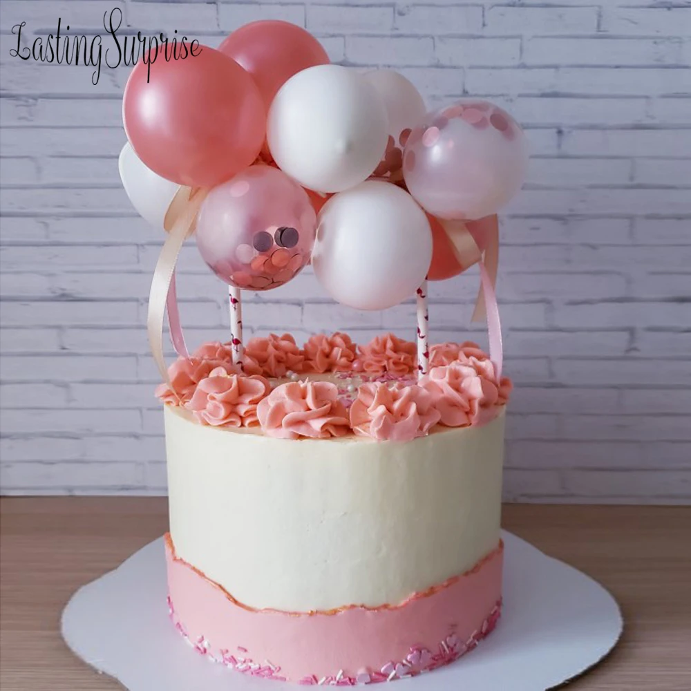 14 шт./компл. 5 дюймов воздушные шары торт Топпер День Рождения украшения Дети шар