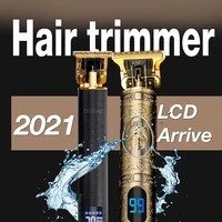 2021 new hair trimmer electric hair clipper professional shaver beard barber 0mm men hair cutting machine for men haircut style