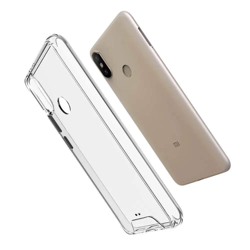 Прозрачный чехол Hanven для телефона Xiaomi Mi A2 (6X) PC + TPU|Бамперы| |