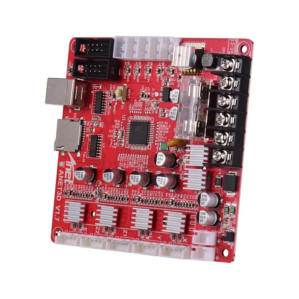 Anet A8 Plus материнская плата A1284 Base V1.7 Базовая управления для RepRap 3D принтер Часть