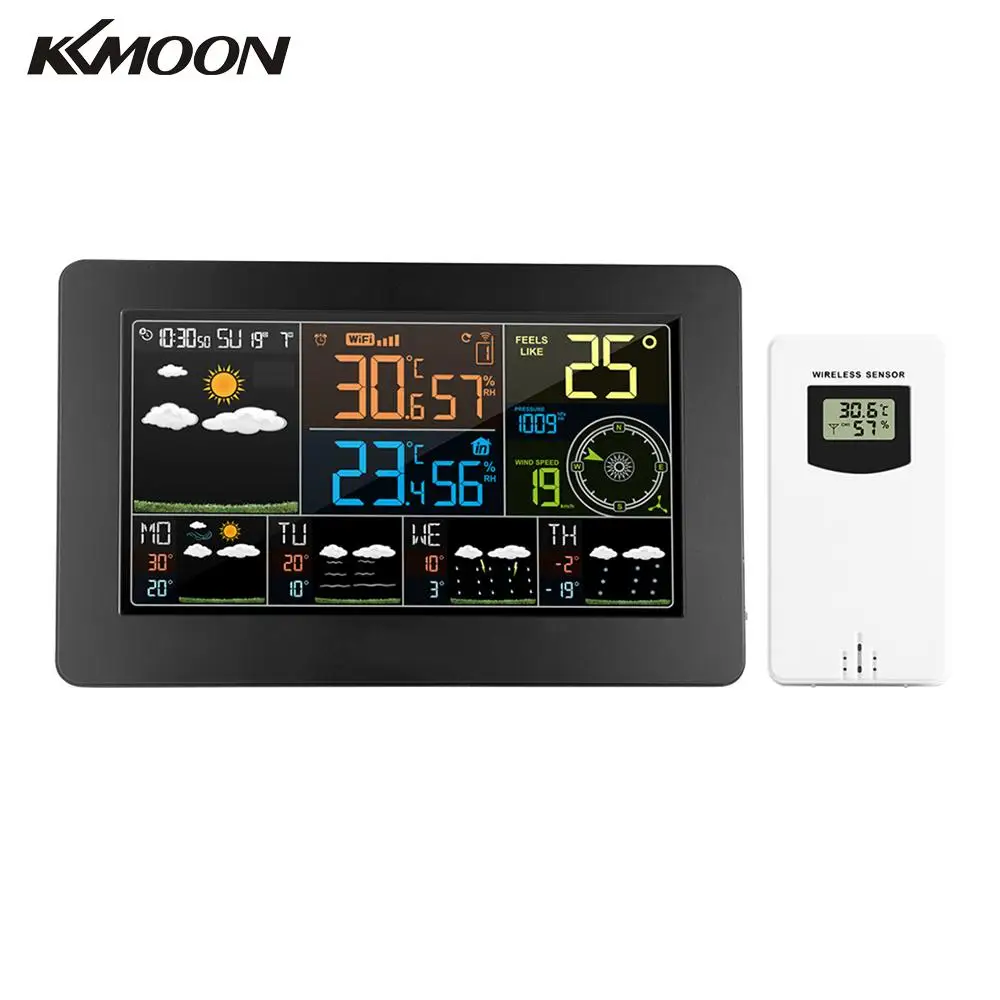 Метеостанция KKMOON многофункциональная с Wi Fi и управлением через