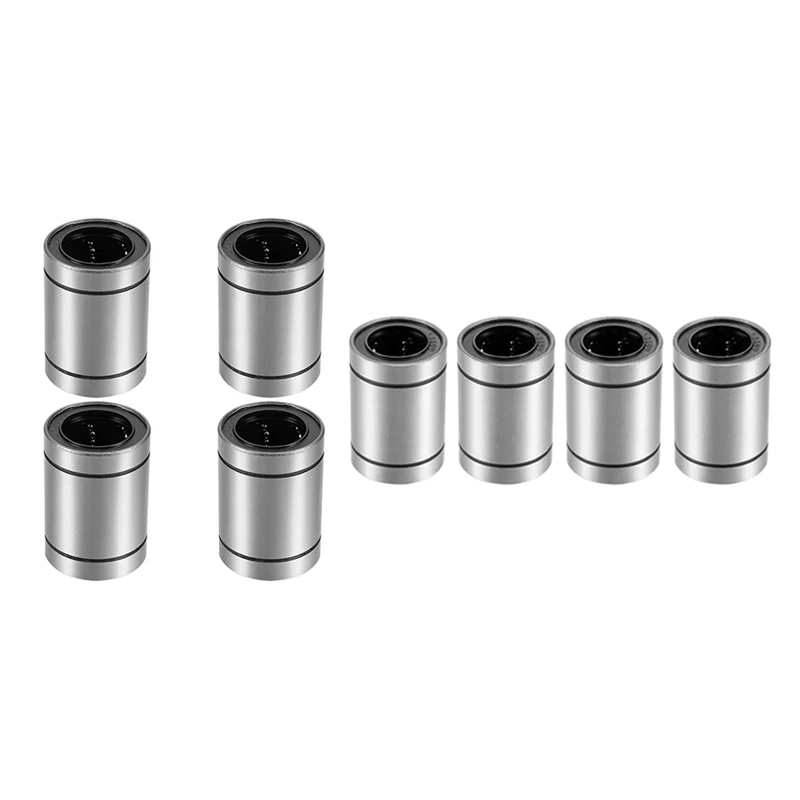 

8 шт., шариковый подшипник с линейным движением, 4 шт. LM30UU и 4 шт. LM25UU