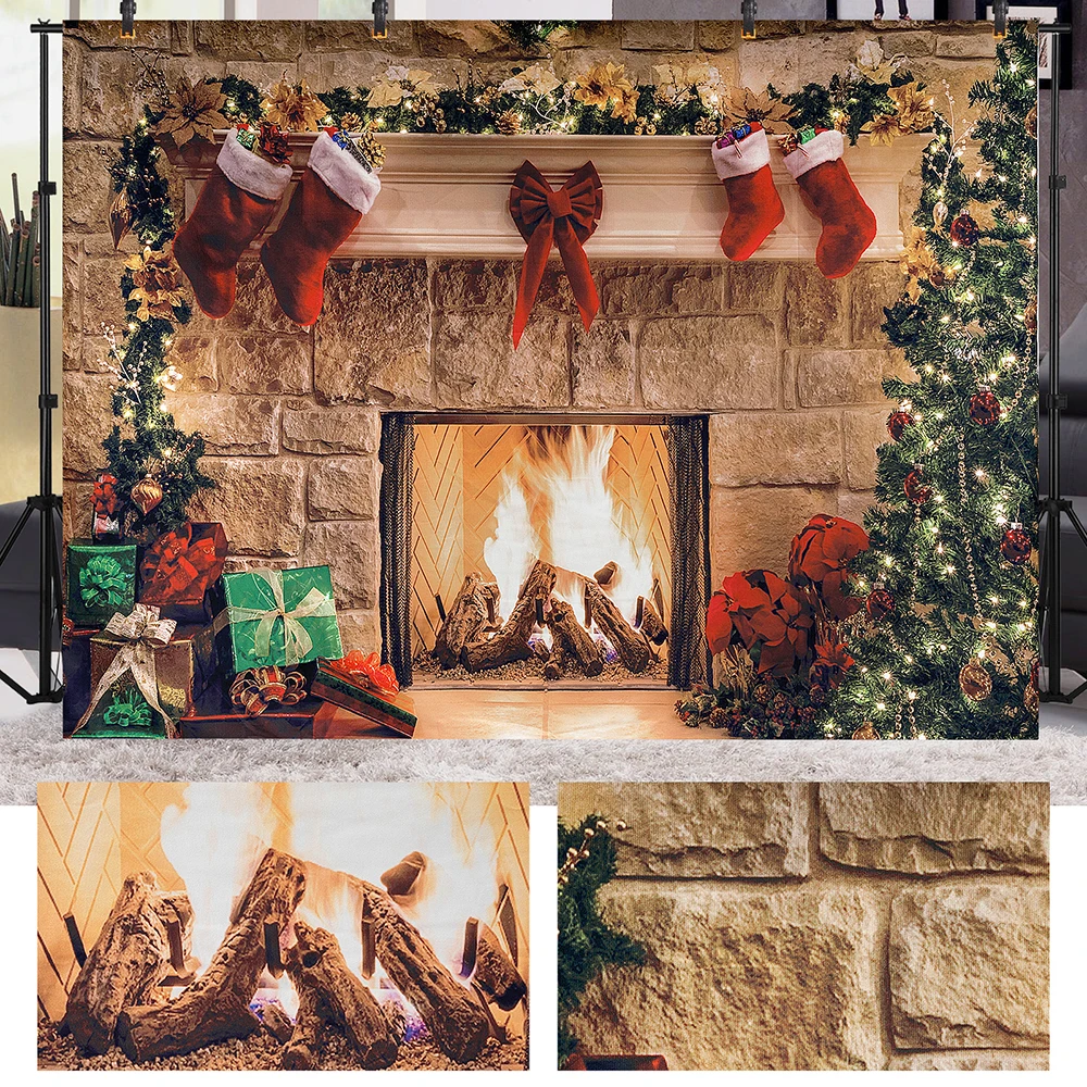 

1,5x2 м Рождественский фон для фотосъемки Рождественская елка подарочные украшения фоновые фотографии рождественские вечерние реквизиты дл...