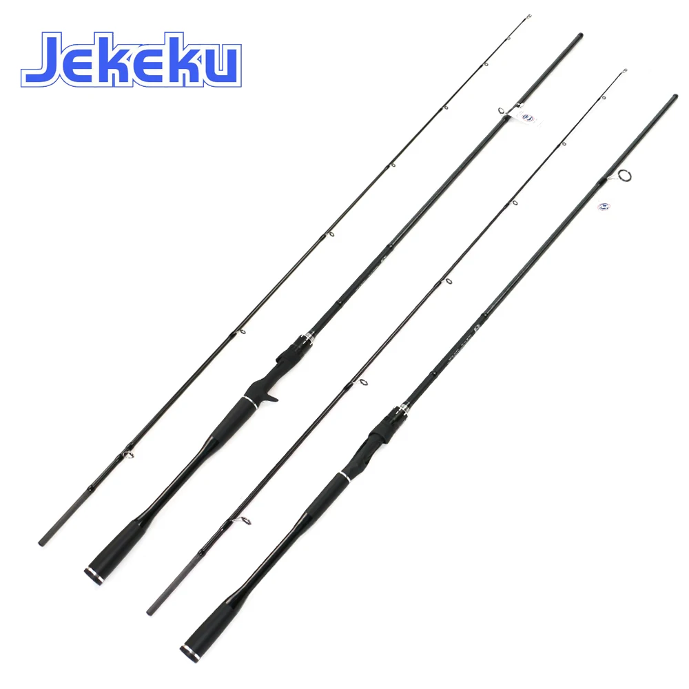 

JEKEKU черной рыбы, полосатого окуня, спиннинговое удилище 1,98 m 2,1 m 2,4 m FUJIGuide кольцо быстрое действие литья Рыболовная катушка штанга рыболовная...