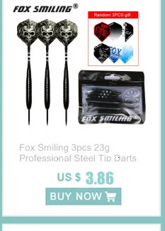 Fox Smiling 100 шт./компл. электронный Дротика s наконечник 2BA/6 мм паз с фокусным расстоянием 25 мм мягкий наконечник Дротика с Чехол посылка