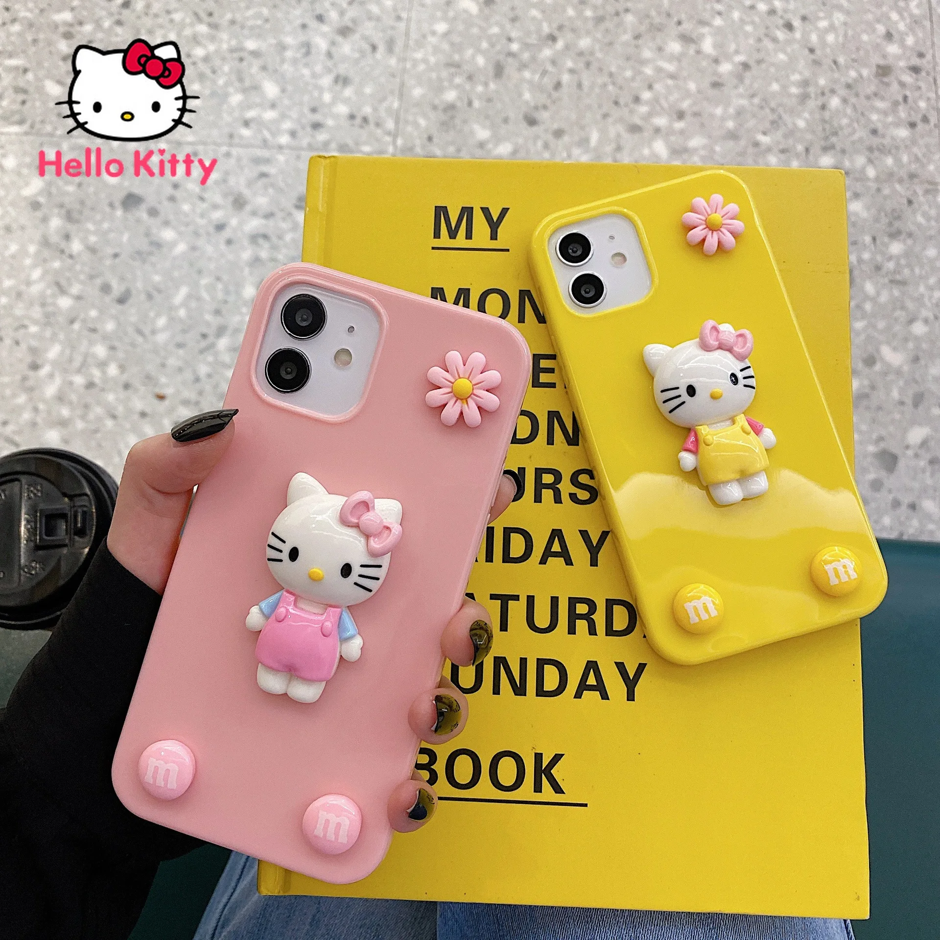 

Hello Kitty for IPhone 7/8P/X/XR/XS/XSMAX/11/12Pro/12mini Cartoon Stereo Silicone Phone Case