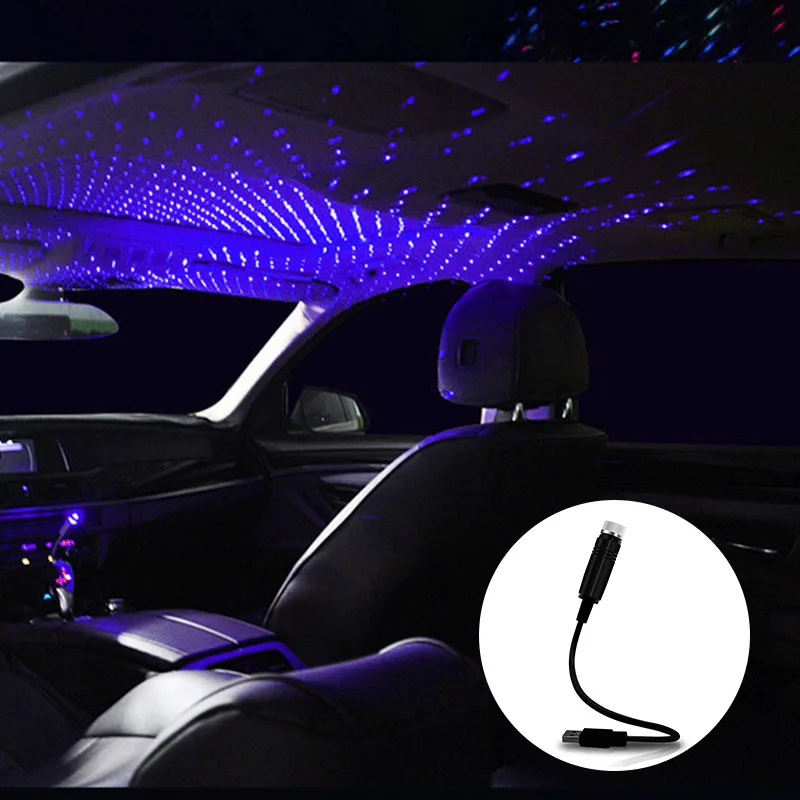 Универсальные светодиодные ночные светильники на крышу автомобиля лампа с