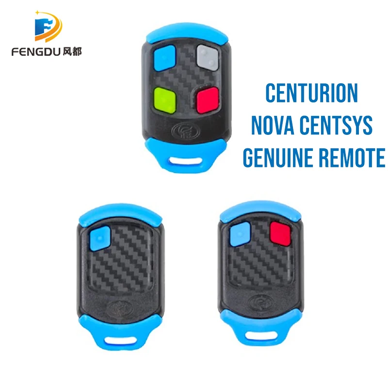 

Universal Remote 2PCS 2 Buttons Remote Control 433mhz Garage Door Commands For Centurio Nova