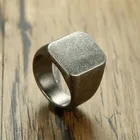 Мужское кольцо-значок KOtik, обручальное кольцо с уникальным покрытием из нержавеющей стали, кольцо обещания, мужские аксессуары для мальчиков