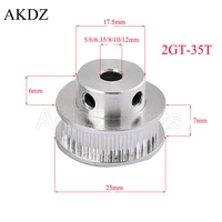 35 teeth 2gt timing pulley bore 566 35781012mm for gt2 open synchronous belt width 610mm small backlash 35teeth 35t