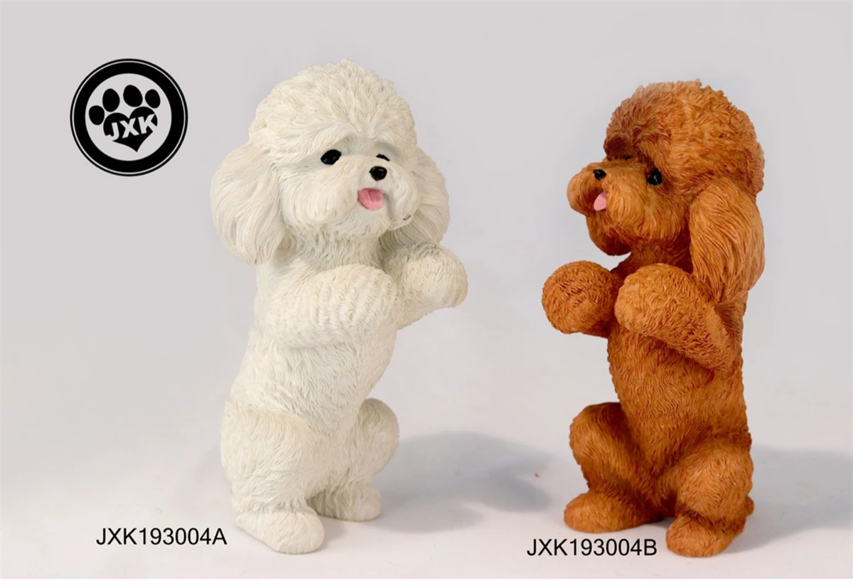 JXK симпатичная собака Пудель питомец собачья фигурка животного коллектор щенок