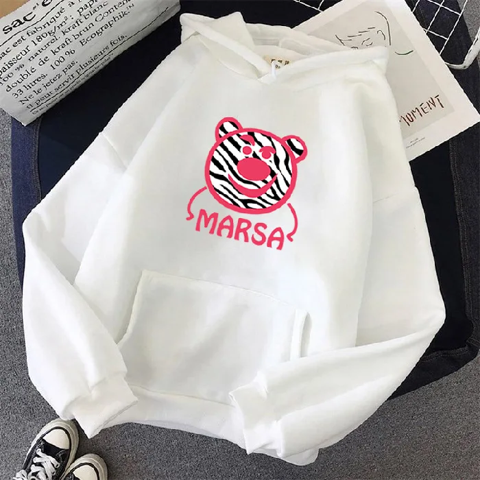 

Женская толстовка с капюшоном Maras, черная Повседневная теплая толстовка с капюшоном, с принтом графики и букв в стиле K-POP,