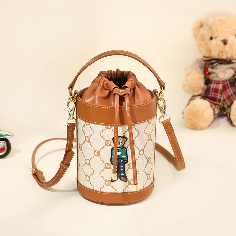 

Bucket bag new trendy women's messenger bag summer design sense of fashion all-match handbag small bag