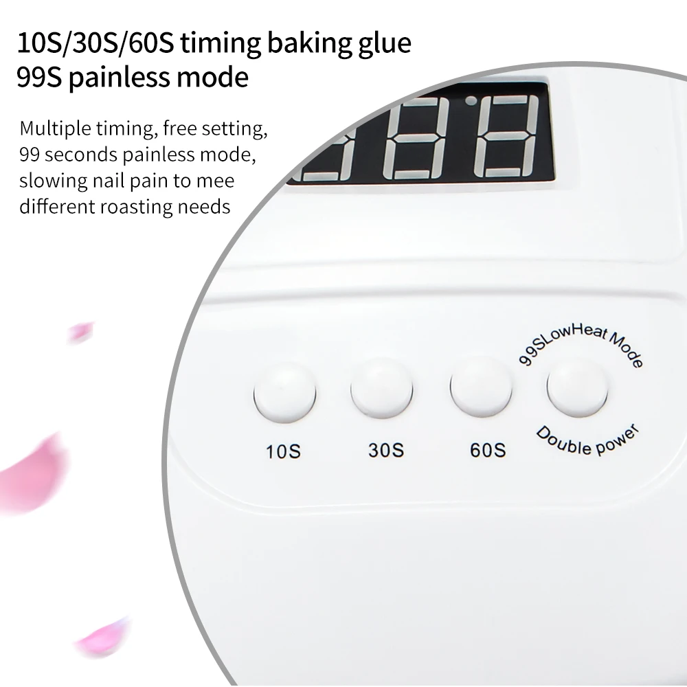 

120W Nail Dryer LED Nail Lamp For Manicure 36 Pcs Light Bead UV Lamp LCD Display Drying All Gels Nail Polish Nail Art Tools