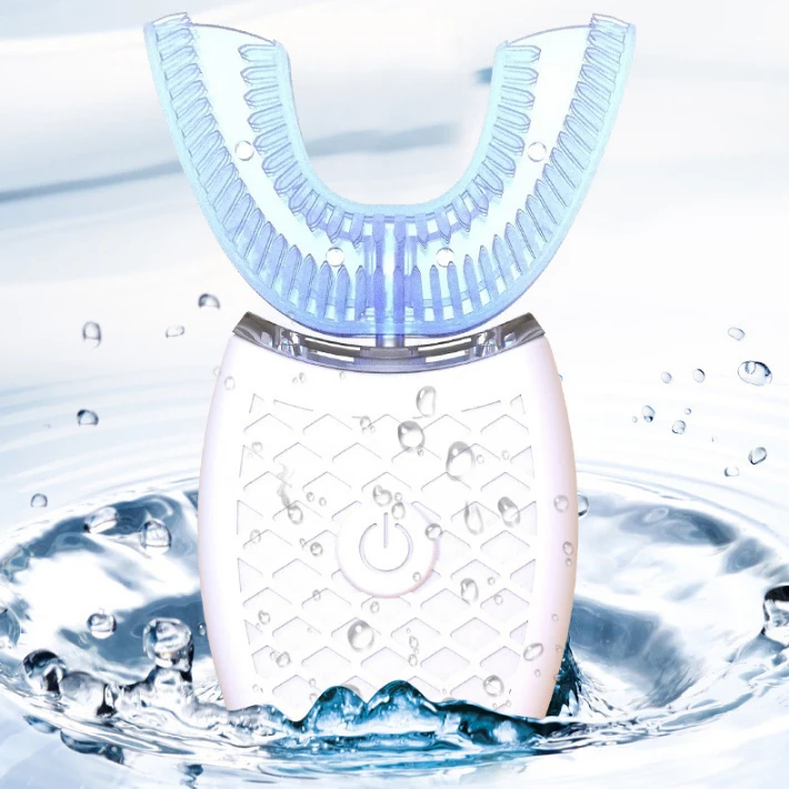

Wireless Automatic 360 degree Electric Sonic Toothbrush Teeth Whitening Silicone Brush U-Shaped Scaler