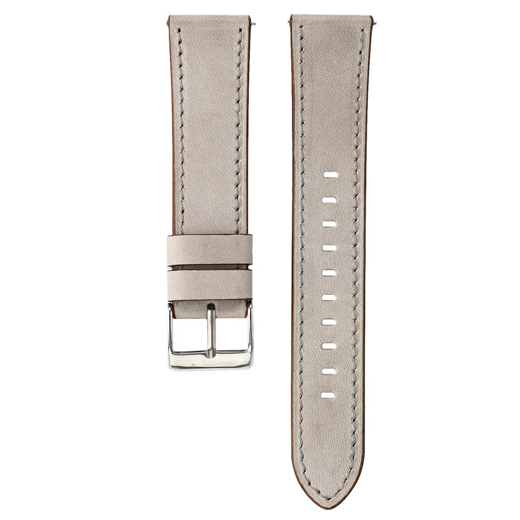 Тонкий сменный кожаный ремешок премиум класса для наручных часов Samsung Galaxy Watch Active