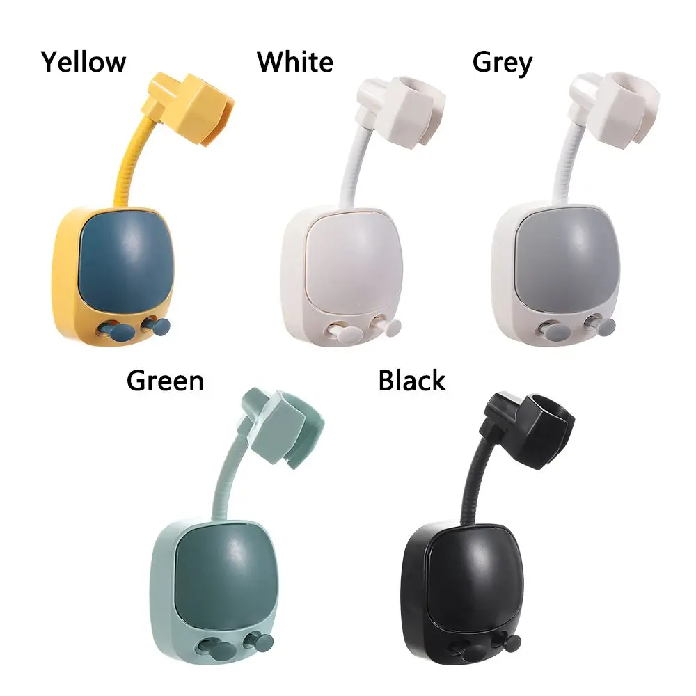 Not Suction Cup Wall Mounted 360° Rotation Handheld Showerhead Bathroom Bracket Shower Holder Fixed Base Punch-Free | Дом и сад