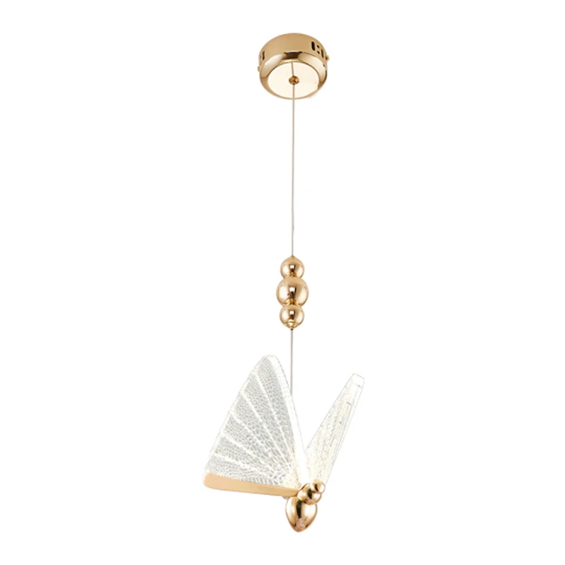 Современная красочная Подвесная лампа BOTIMI с бабочкой для чердака отеля лестницы