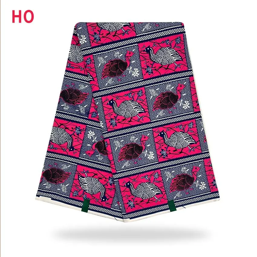 

2021 африканская ткань с принтом, хлопок 100%, высококачественная ткань Анкары, Африканский настоящий восковой принт, ткань для шитья, 6 ярдов/шт...